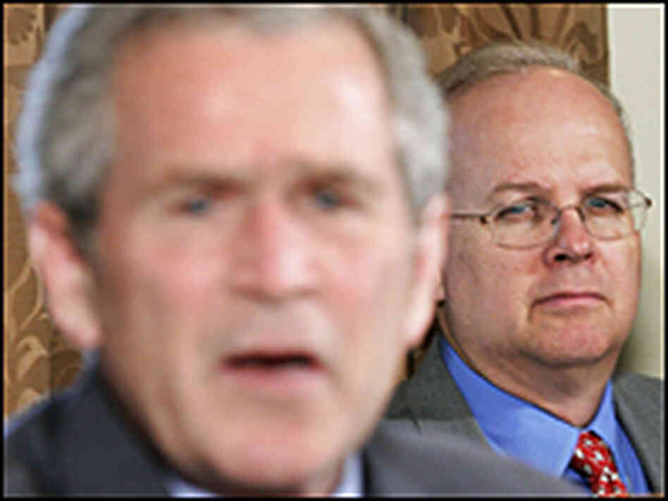 Rove watches Bush Rove watches Bush