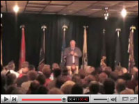 McCain on stage.