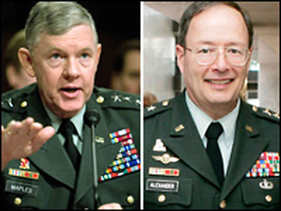 Lt. Gen. Michael Maples, Lt. Gen. Keith B. Alexander Lt. Gen. Michael Maples, Lt. Gen. Keith B. Alexander