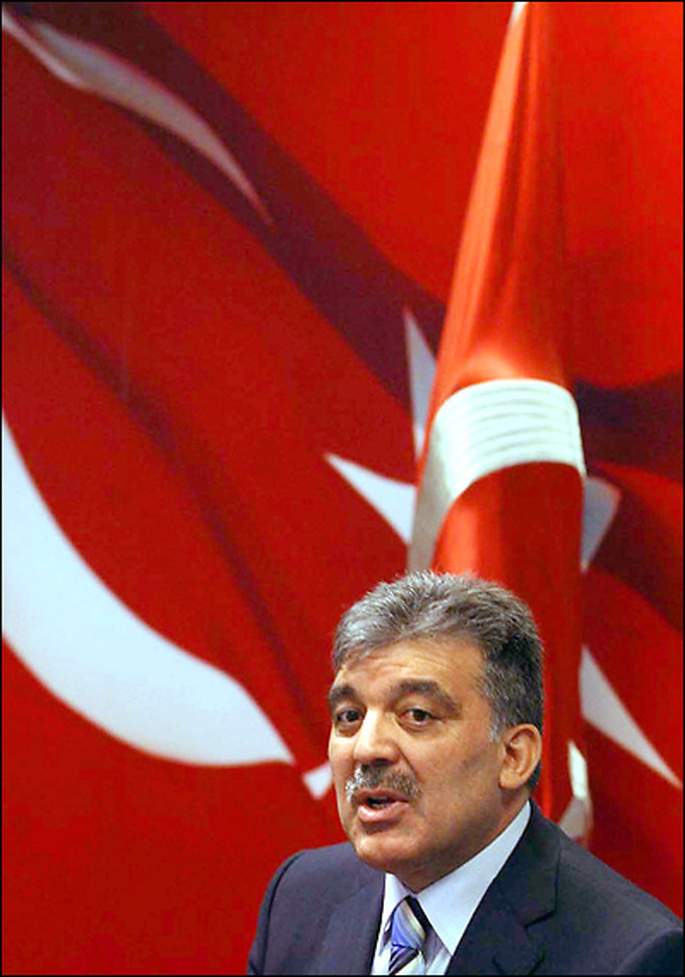 Foreign Minister Abdullah Gul. Credit: Stringer/AFP/Getty Images.