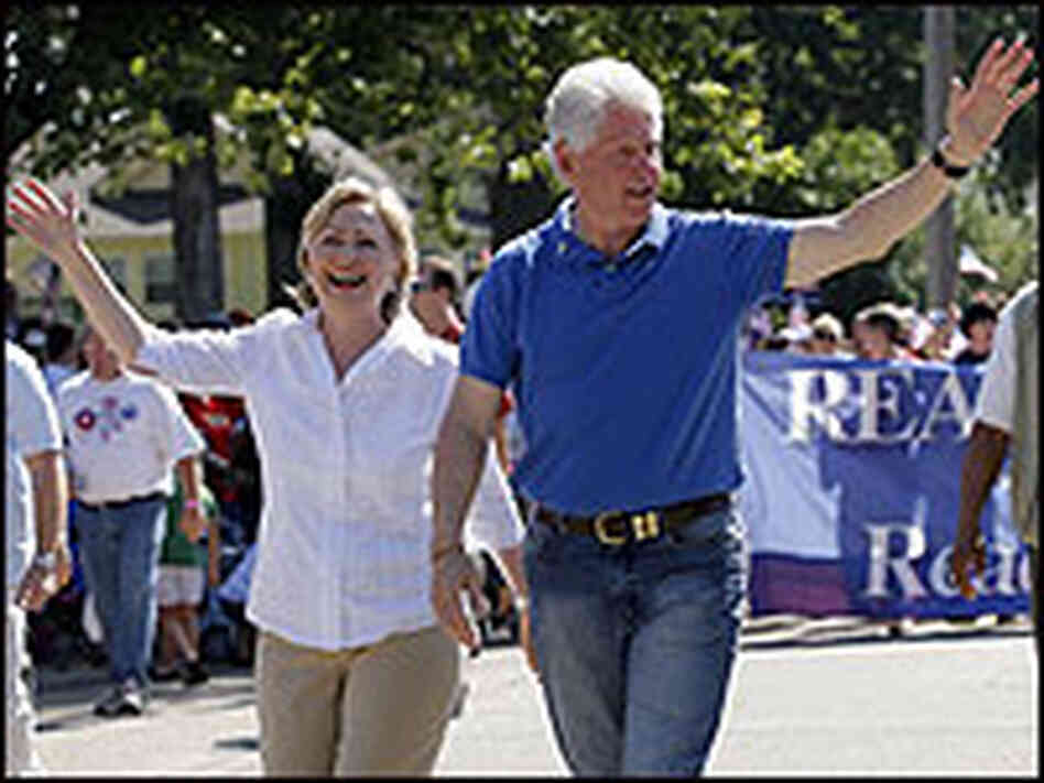 Hillary Clinton,  and her husband, former president  Bill Clinton