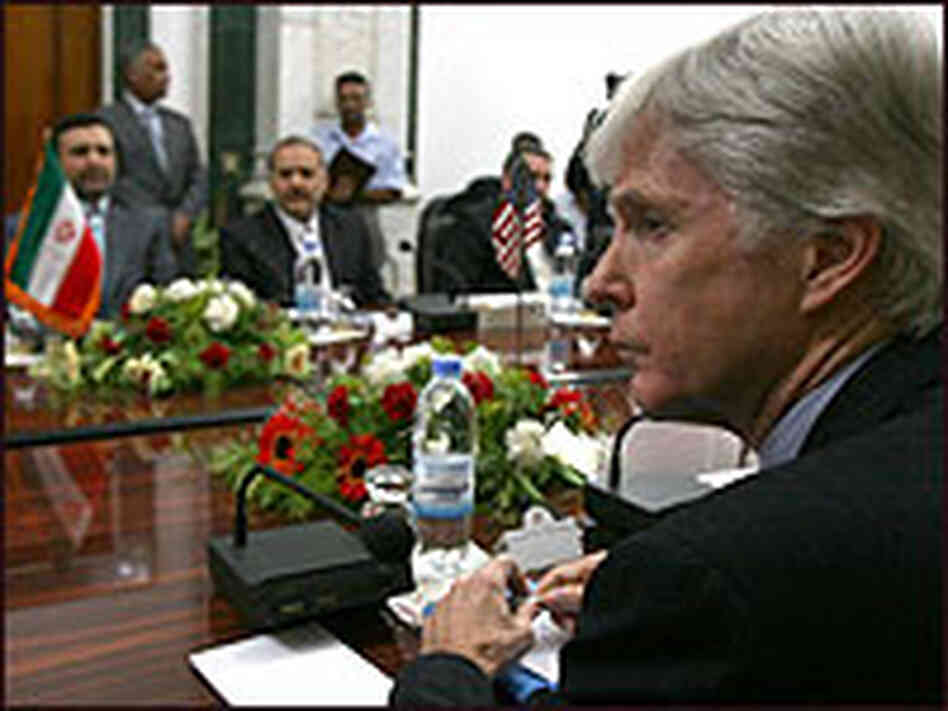 U.S. Ambassador to Iraq Ryan Crocker and his Iranian counterpart Hassan Kazemi Qomi U.S. Ambassador to Iraq Ryan Crocker and his Iranian counterpart Hassan Kazemi Qomi