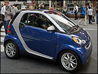 Daimler will begin selling the Smart car in the U.S. next month.