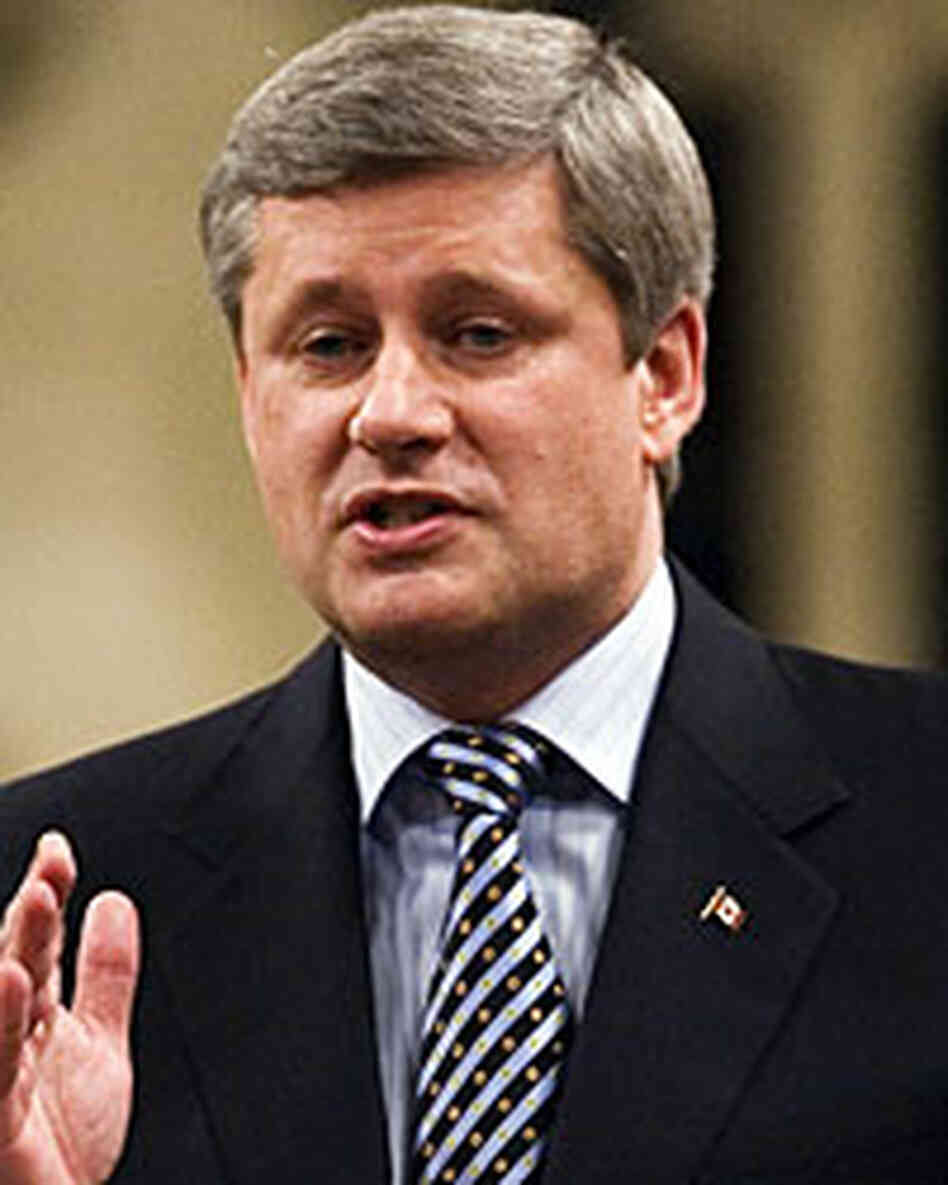 Canadian Prime Minister Stephen Harper addresses the House of Commons last month. Canadian Prime Minister Stephen Harper addresses the House of Commons last month.