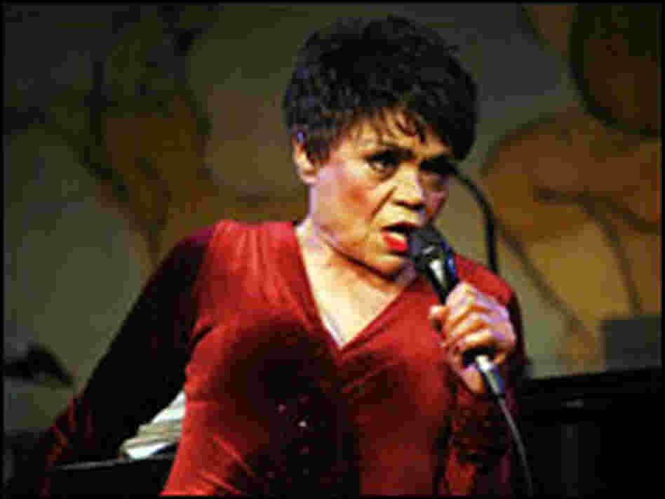 Eartha Kitt performs at Cafe Carlyle.