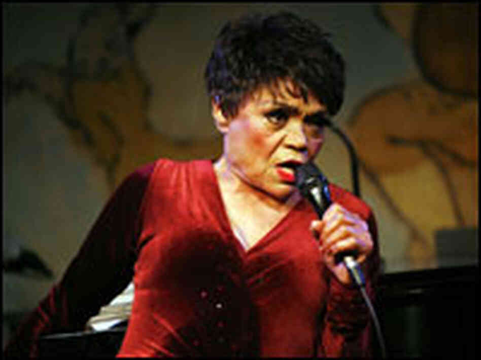 Eartha Kitt performs at Cafe Carlyle.