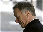 Lewis Libby, photographed at the federal courthouse in Washington, D.C., in February.