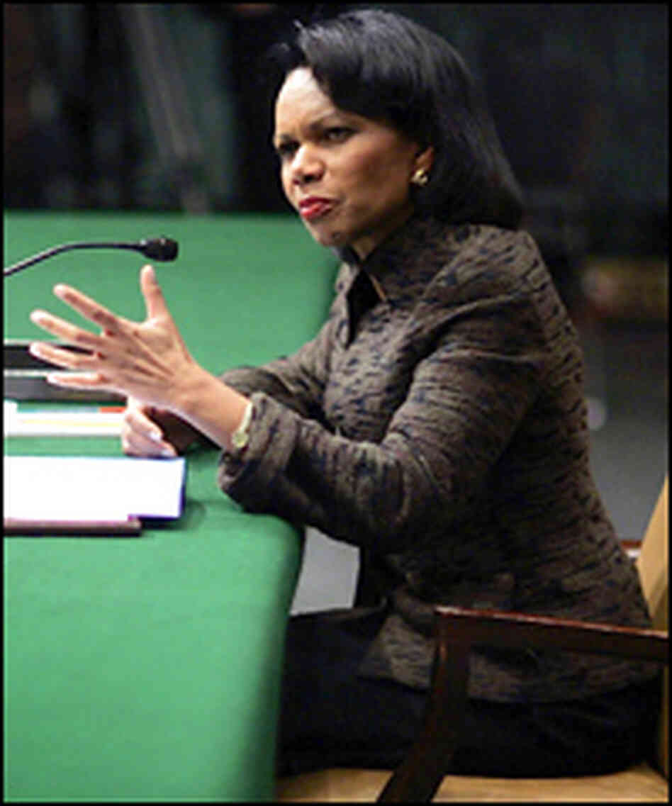 Secretary of State Condoleezza Rice testifies before the Senate Foreign Relations Committee Secretary of State Condoleezza Rice testifies before the Senate Foreign Relations Committee