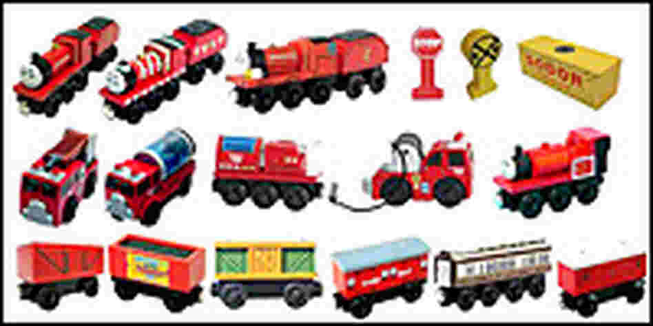 Thomas the Tank Engine toys affected by the recall. Thomas the Tank Engine toys affected by the recall.