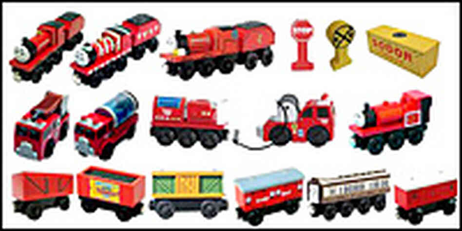 Thomas the Tank Engine toys affected by the recall. Thomas the Tank Engine toys affected by the recall.