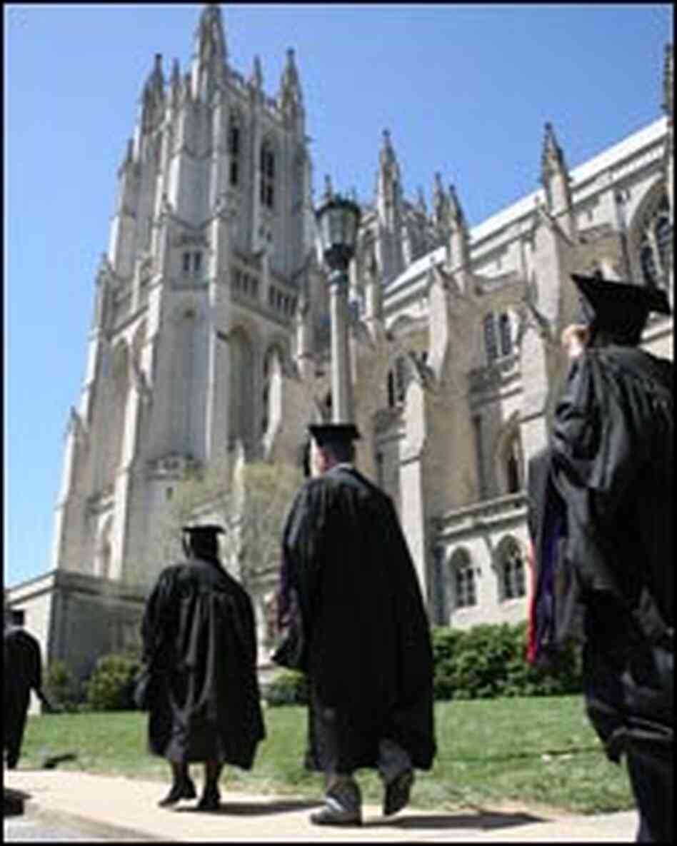 Seminarians line up for graduation Seminarians line up for graduation