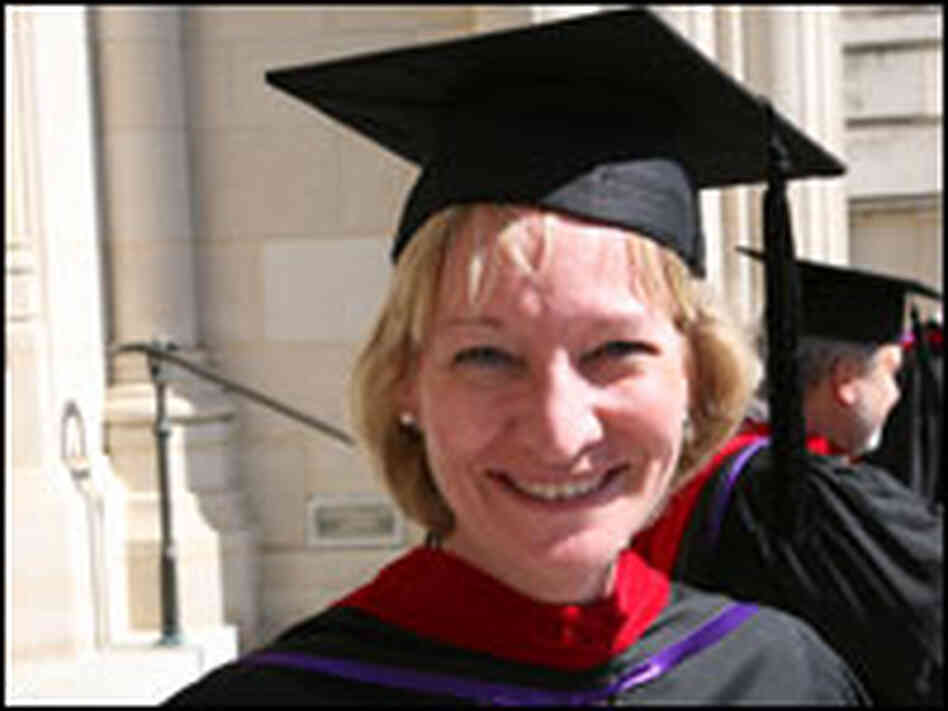 Jan Naylor Cope at her graduation from seminary Jan Naylor Cope at her graduation from seminary