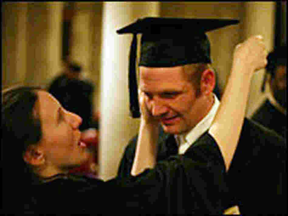 Chris and Katie Bishop at their seminary graduation. Chris and Katie Bishop at their seminary graduation.