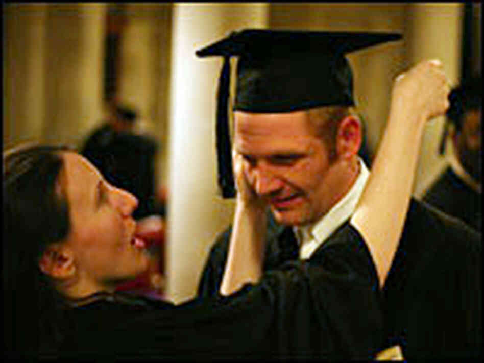 Chris and Katie Bishop at their seminary graduation. Chris and Katie Bishop at their seminary graduation.