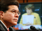 U.S. Attorney General Alberto Gonzales testifies before the Senate Judiary Committee. U.S. Attorney General Alberto Gonzales testifies before the Senate Judiary Committee.