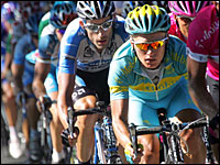 Rider Alexandre Vinoukourov, of Kazakhstan/Getty.