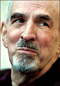 Ingmar Bergman, photographed in May 1998 in Stockholm.