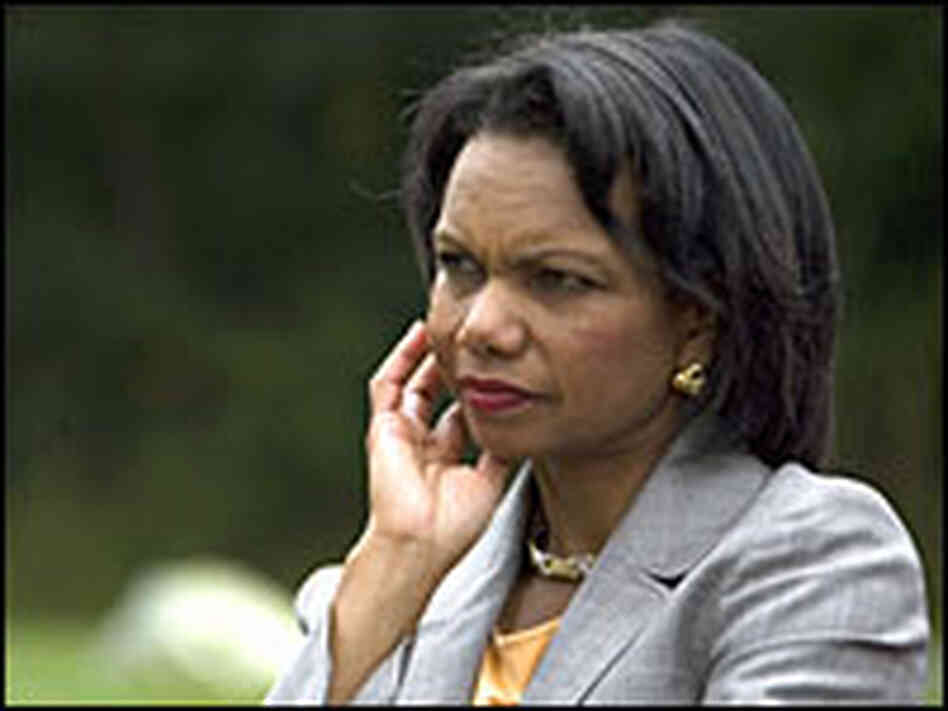 Secretary of State Condoleezza Rice/Getty. Secretary of State Condoleezza Rice/Getty.