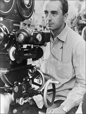 Michelangelo Antonioni behind the camera in 1965, about five years after he burst on the international scene.