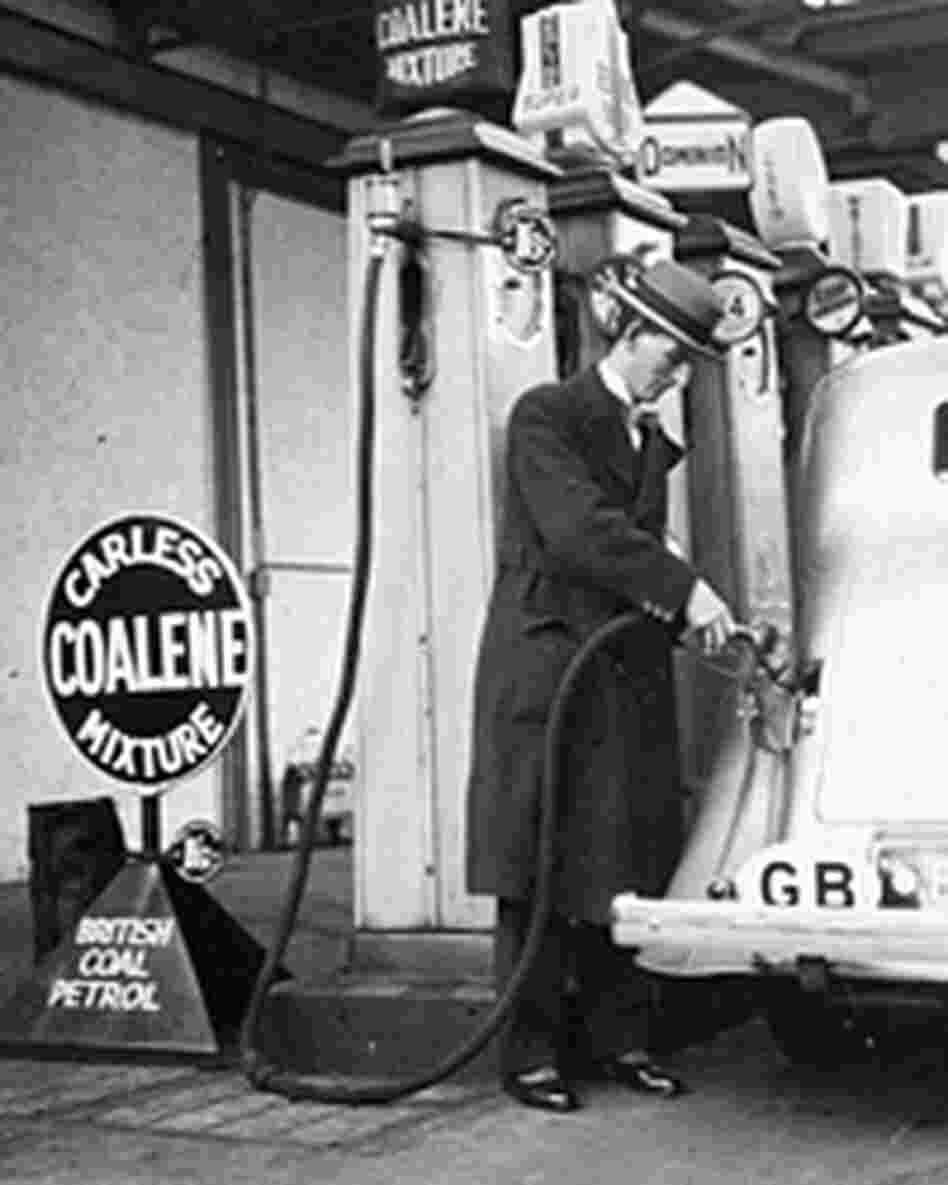 In November of 1935, Member of Parliament Tom Williams got the first tankful of fuel from coal. In November of 1935, Member of Parliament Tom Williams got the first tankful of fuel from coal.