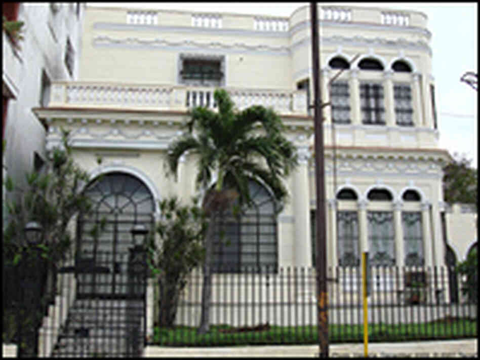 This photo of a Havana building was taken in December of 2006.