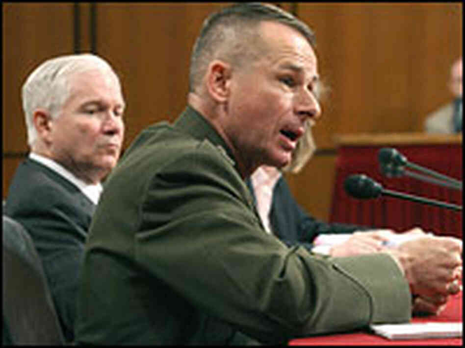 Defense Secretary Robert Gates and Chairman of the Joint Chiefs of Staff Gen. Peter Pace