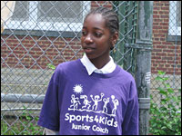 ... a junior coach with Sports4Kids, ...