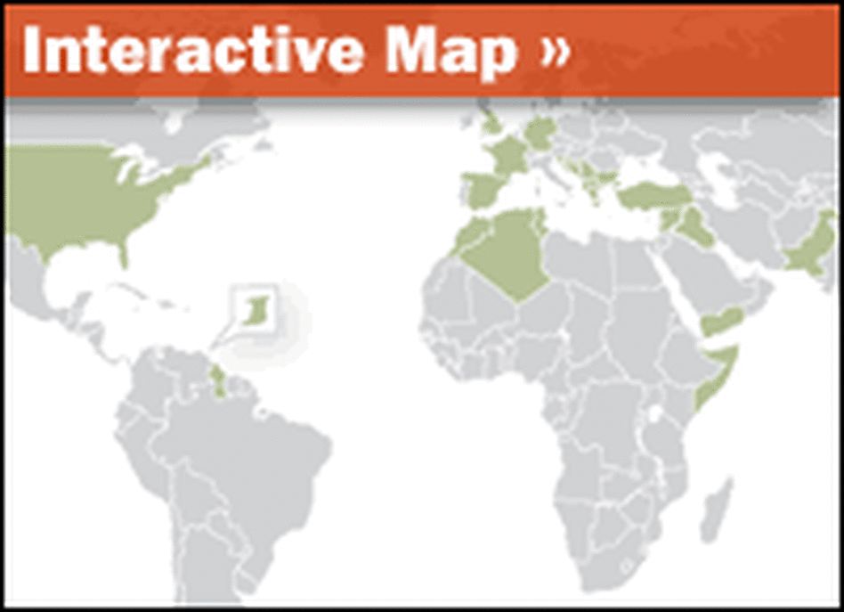 Click for an interactive map showing al-Qaida and al-Qaida inspired groups around the world