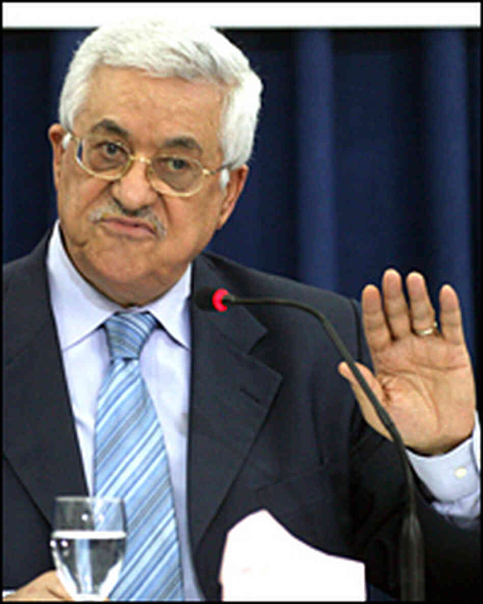 Palestinian President Mahmud Abbas gestures as he delivers a keynote speech to the central council. Palestinian President Mahmud Abbas gestures as he delivers a keynote speech to the central council.