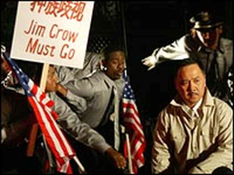 Cao Li the lead role in 'Passages of Martin Luther King' in Beijing