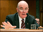 A 2005 file photo shows U.S. Secretary of the Army Francis Harvey testifying on Capitol Hill. A 2005 file photo shows U.S. Secretary of the Army Francis Harvey testifying on Capitol Hill.