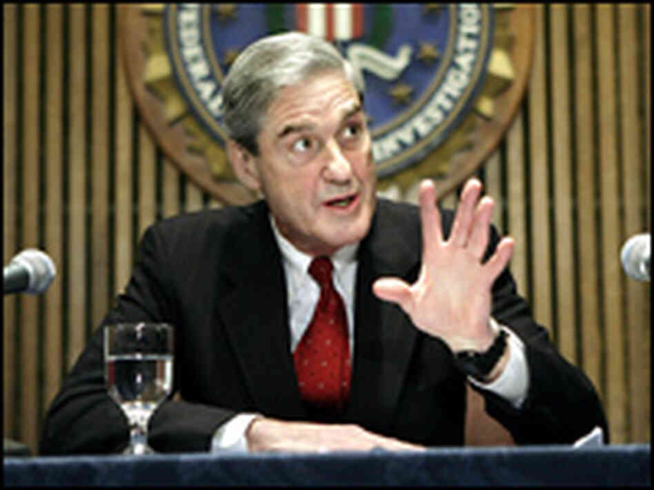 FBI Director Robert Mueller says that his agency lacked appropriate policies. FBI Director Robert Mueller says that his agency lacked appropriate policies.