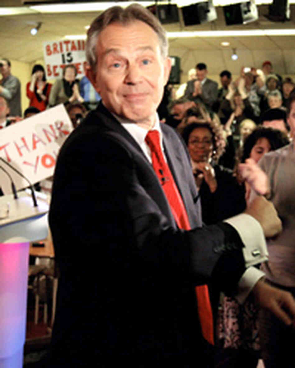 Tony Blair announced his pending departure in his home base of Sedgefield, England. Tony Blair announced his pending departure in his home base of Sedgefield, England.