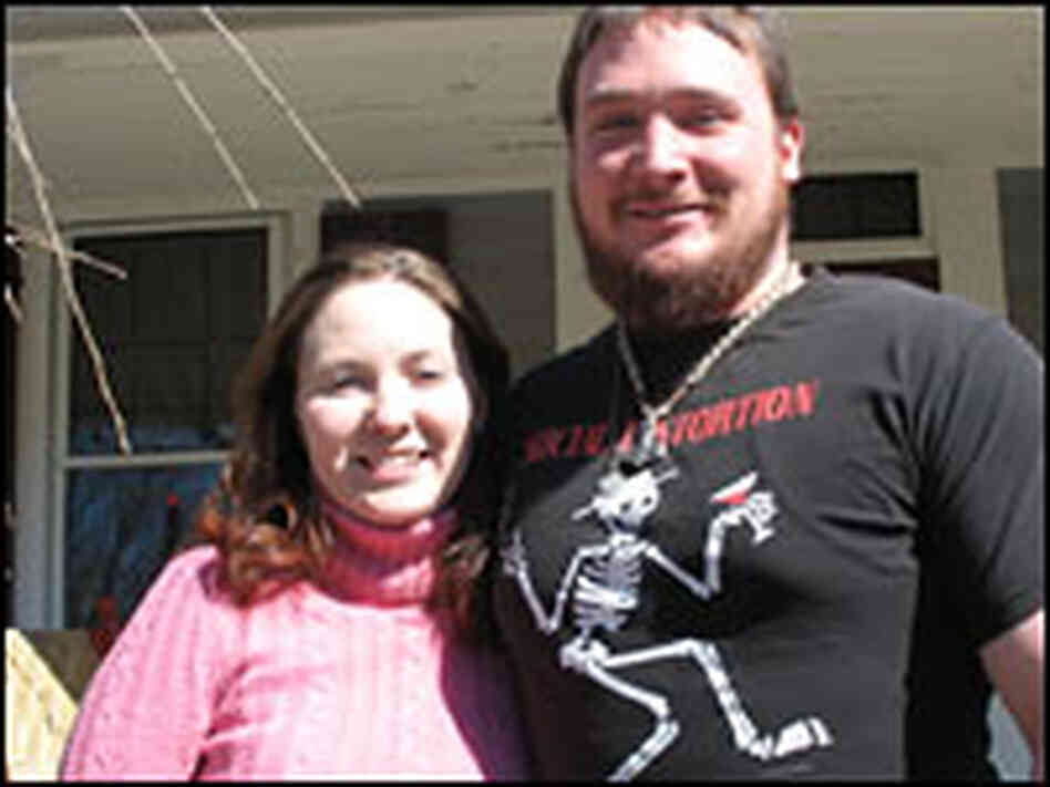 Anna and Peter Mohan. Credit: Karen Brown for NPR. Anna and Peter Mohan. Credit: Karen Brown for NPR.