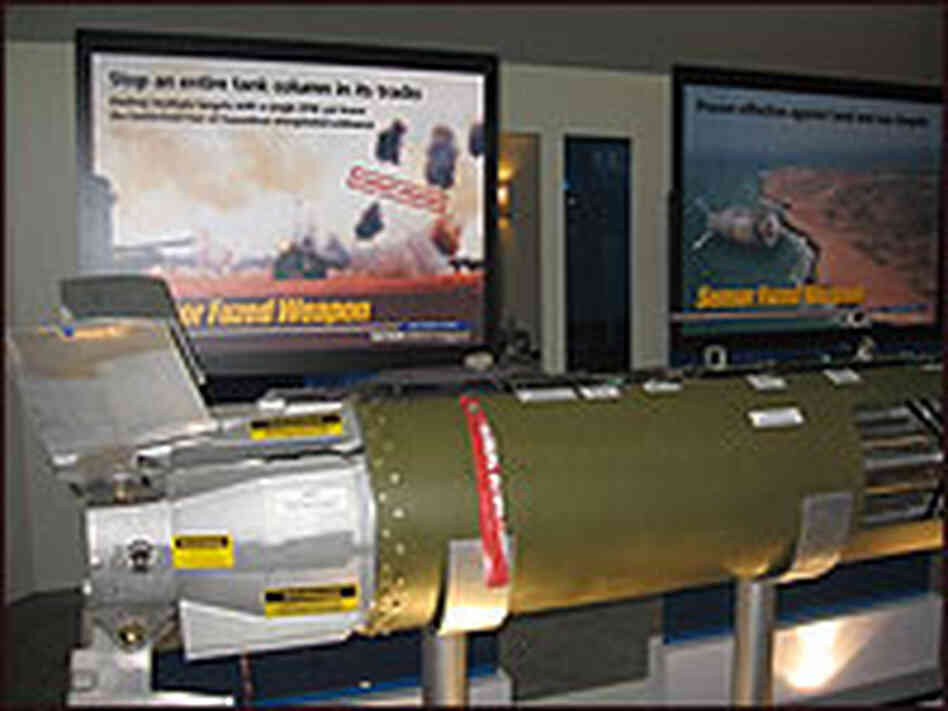 Textron Systems advertises its Sensor Fuzed Weapon. Textron Systems advertises its Sensor Fuzed Weapon.