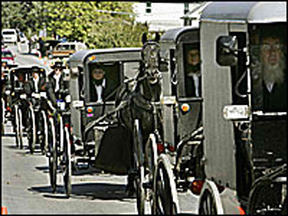 Amish Funeral Procession