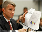 Blackwater USA Chairman Erik Prince testifies before a House panel Oct. 2, 2007.