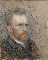 Van Gogh's "Self-Portrait: Three Quarters to the Right"