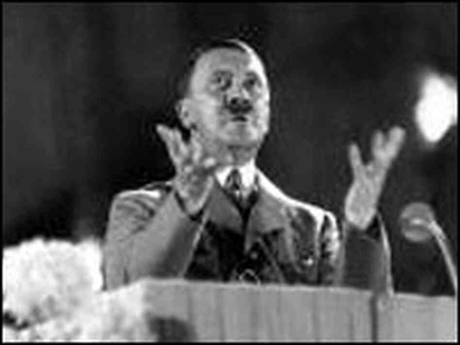 Hitler speaking Hitler speaking