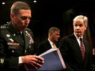 U.S. commander in Iraq Gen. David Petraeus, left, and ambassador to Iraq, Ryan Crocker U.S. commander in Iraq Gen. David Petraeus, left, and ambassador to Iraq, Ryan Crocker
