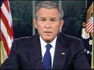President Bush addresses the nation Thursday night during a primetime speech from the Oval Office. President Bush addresses the nation Thursday night during a primetime speech from the Oval Office.