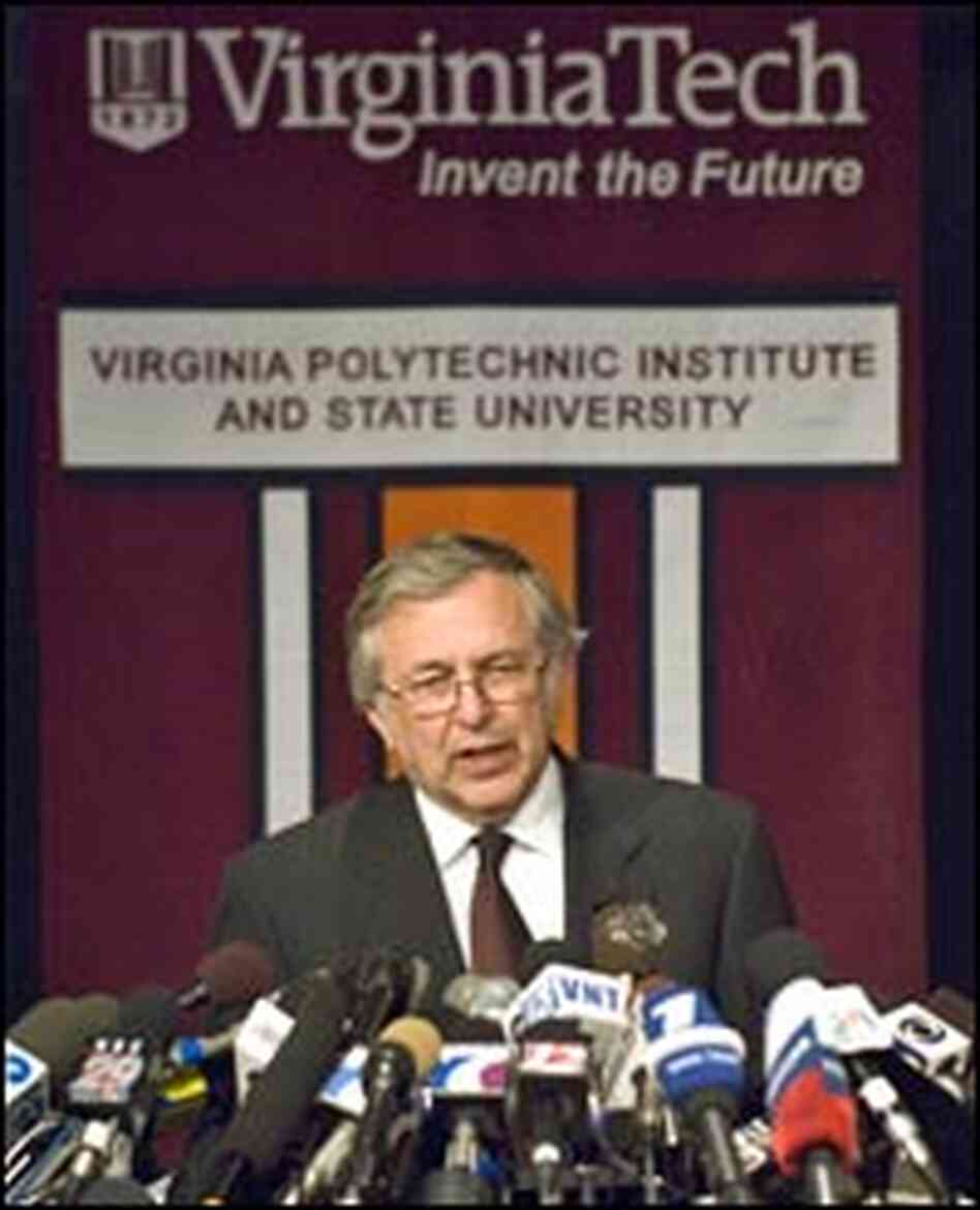 Virginia Tech President Charles Steger