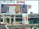 Pope Benedict XVI celebrates mass at Nationals Stadium in Washington, D.C. Pope Benedict XVI celebrates mass at Nationals Stadium in Washington, D.C.