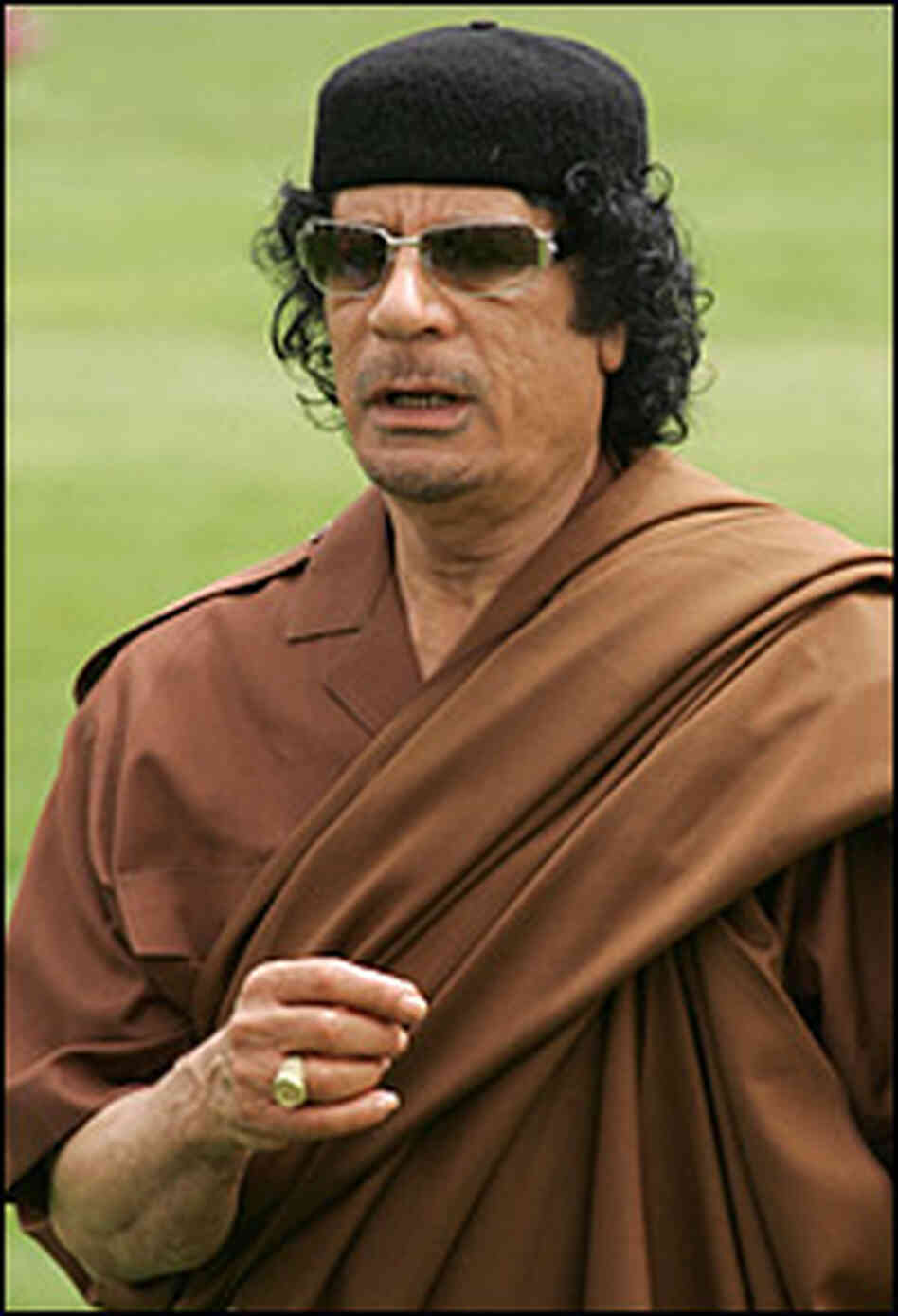 Gadhafi in 2008 Gadhafi in 2008