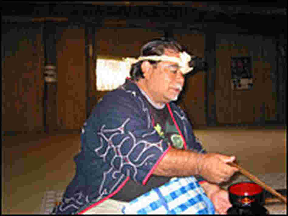 Ainu community leader Aku Sawai.