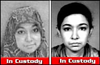 Aafia Siddiqui on an FBI wanted poster