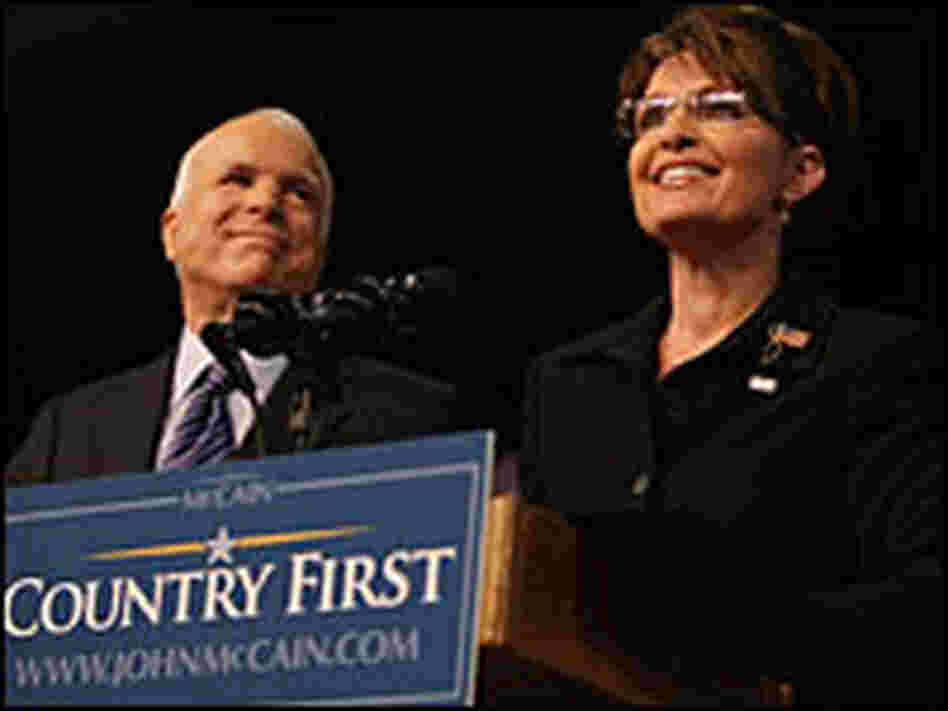 Gov. Sarah Palin, with John McCain