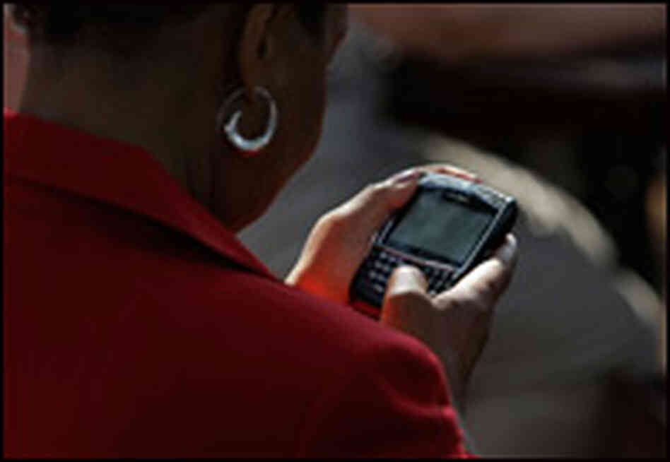 woman on her blackberry woman on her blackberry