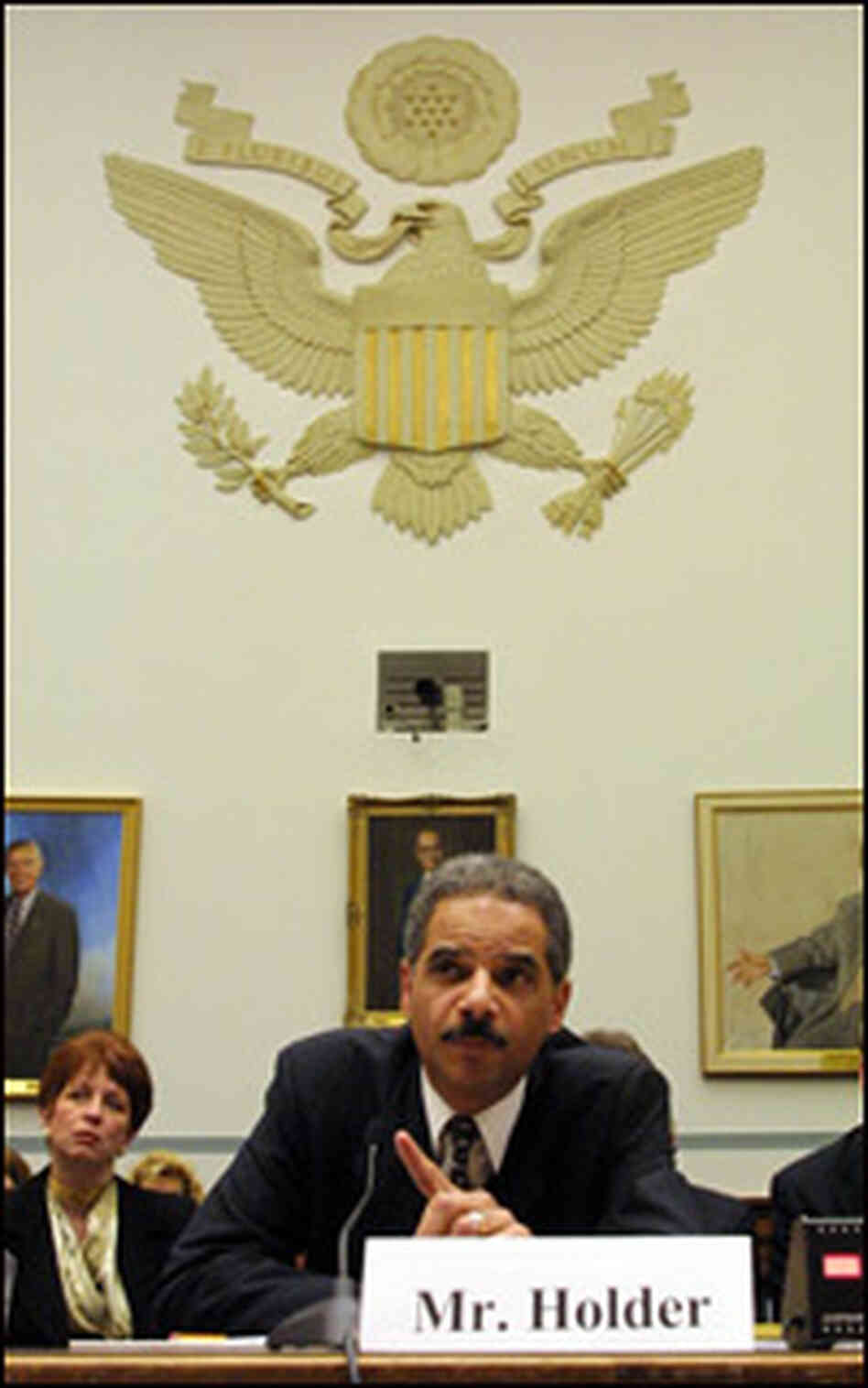 Eric Holder testifies before the House Government Reform Committee Eric Holder testifies before the House Government Reform Committee