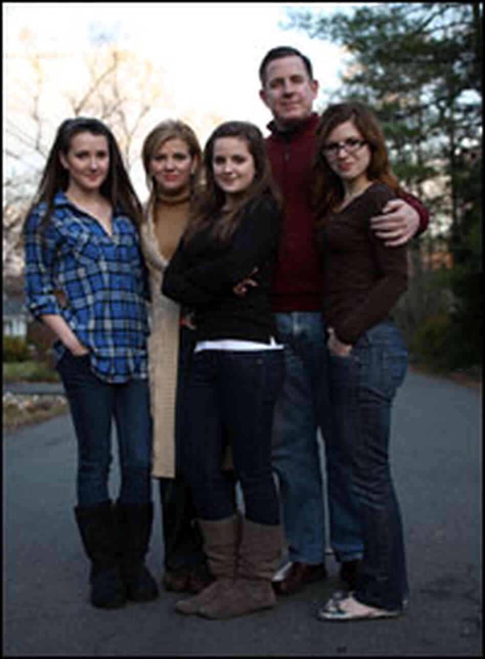 Susan Gilmore with her family.